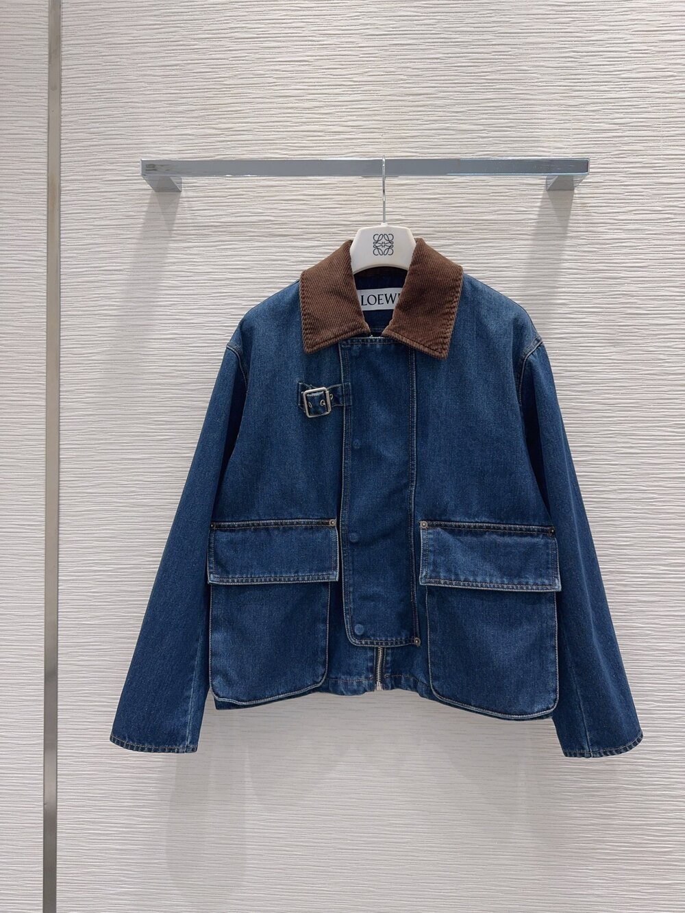 Loewe Patchwork Denim Jacket